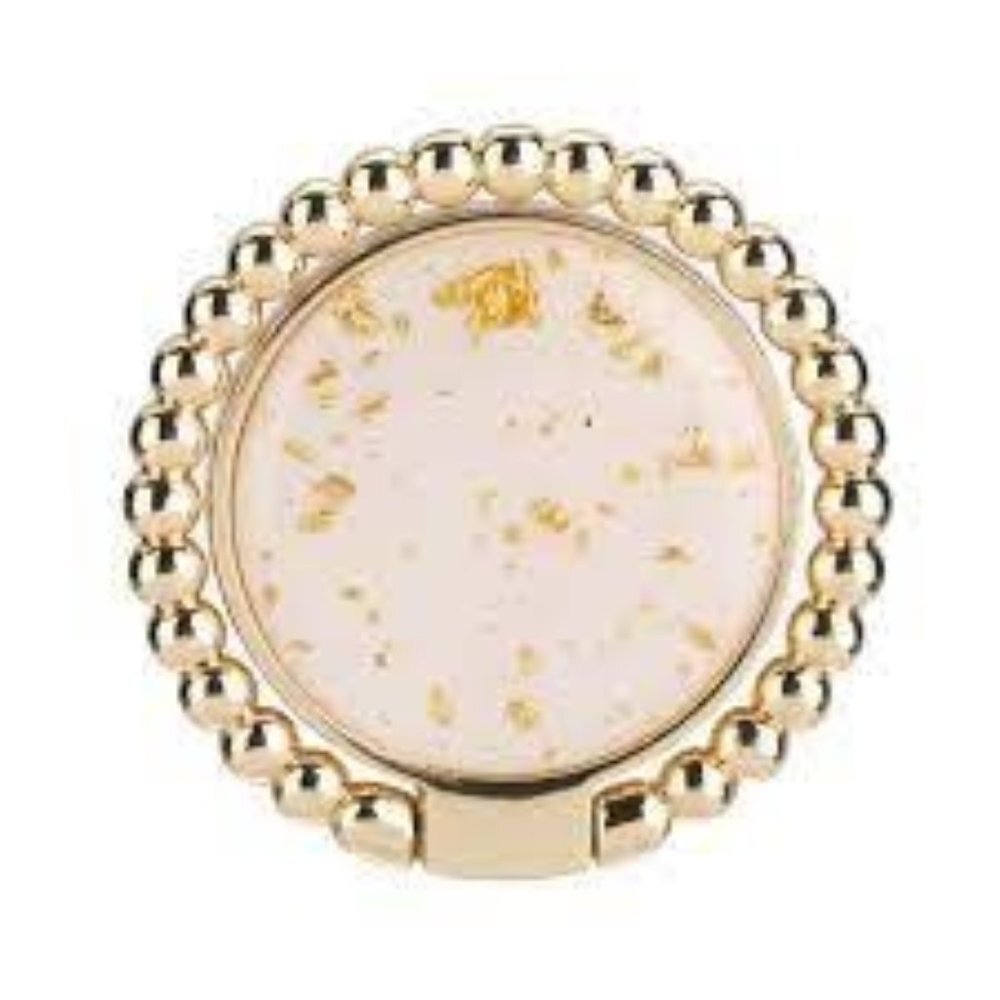 LAX Laurel Sparkle Secure Phone Ring Holder and Kickstand Gold Speckled Glam - Picture 1 of 7
